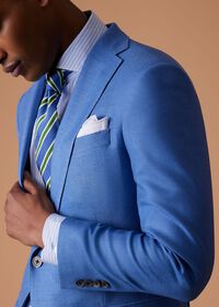 Paul Stuart Bengal Stripe Cotton & Linen Sport Shirt, thumbnail 2