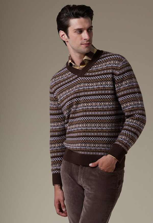 Paul Stuart Flannel Buffalo Check Sport Shirt, image 2