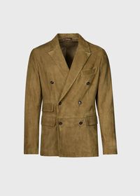Paul Stuart Suede Double Breasted Jacket, thumbnail 1