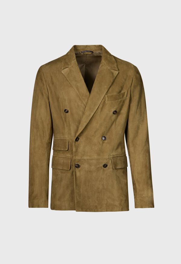 Paul Stuart Suede Double Breasted Jacket, image 1