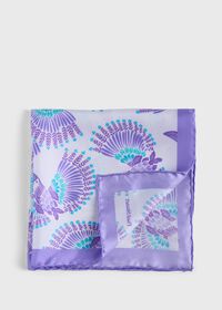 Paul Stuart Printed Silk Pelican Print Pocket Square, thumbnail 1