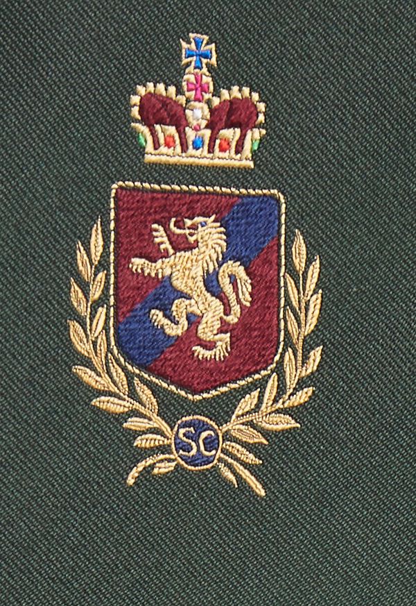 Paul Stuart Crest Motif Silk Tie, image 4