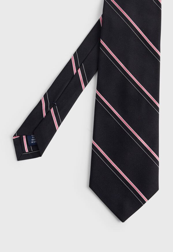 Paul Stuart Woven Deco Stripe Tie, image 1