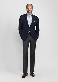 Paul Stuart Dark Grey Super 110s Wool Trouser, thumbnail 7