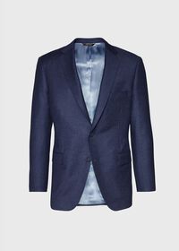 Paul Stuart Mid Blue Solid Flannel Paul Fit Suit, thumbnail 3