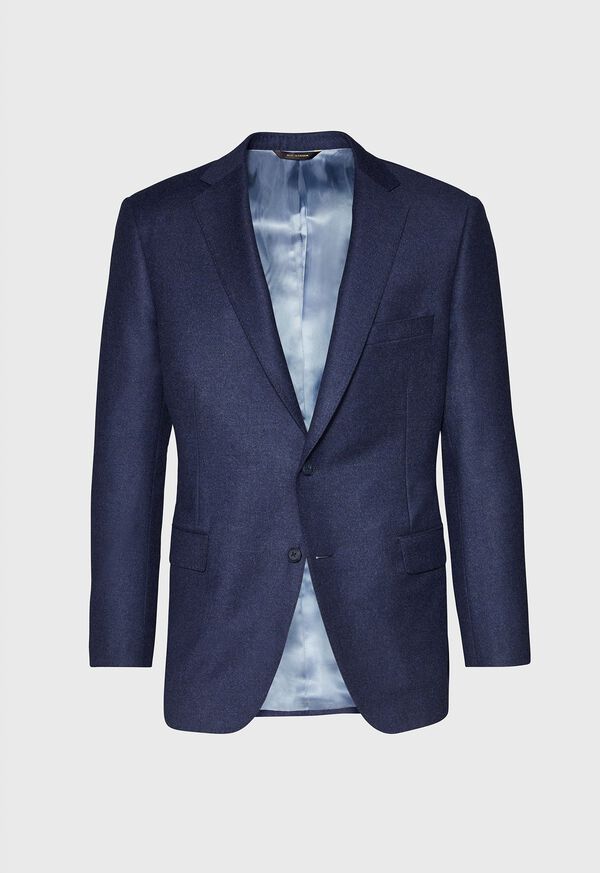 Paul Stuart Mid Blue Solid Flannel Paul Fit Suit, image 3