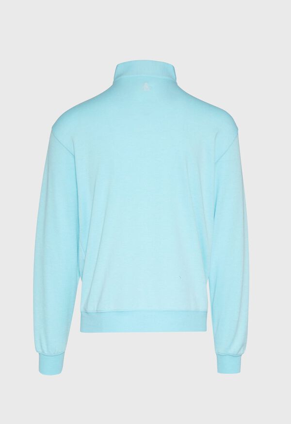 Paul Stuart Cotton Blend Quarter Zip Performance Pullover, image 3