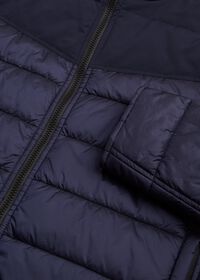 Paul Stuart Puffer Jacket With Tonal Shoulder Contrast Fabric, thumbnail 2