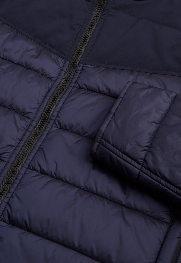 Paul Stuart Puffer Jacket With Tonal Shoulder Contrast Fabric, image 2