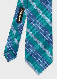 Paul Stuart Plaid Silk Tie, thumbnail 2