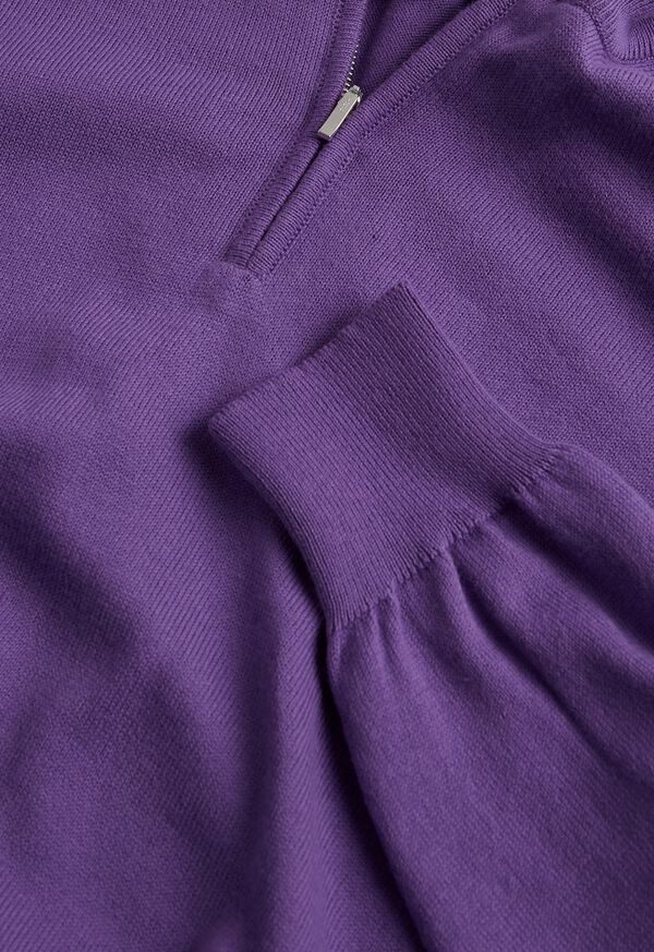 Paul Stuart Cotton Zipneck Pullover, image 2