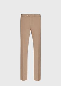 Paul Stuart Khaki Cotton Stretch Pant, thumbnail 1