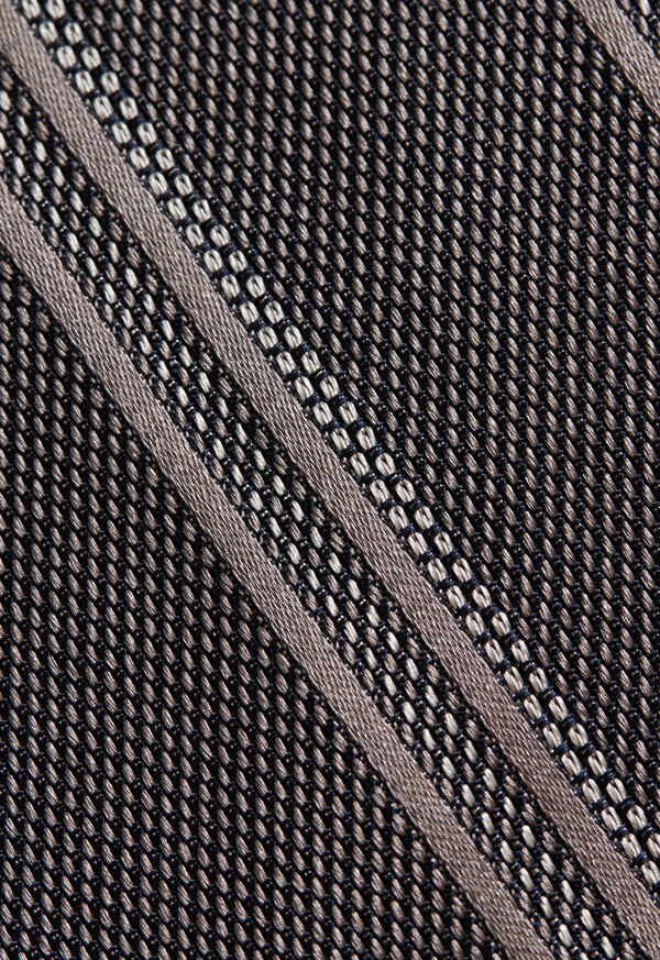 Paul Stuart Silk Grenadine Stripe Tie, image 3