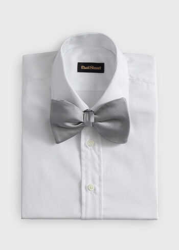 Paul Stuart Woven Silk Grosgrain Bowtie