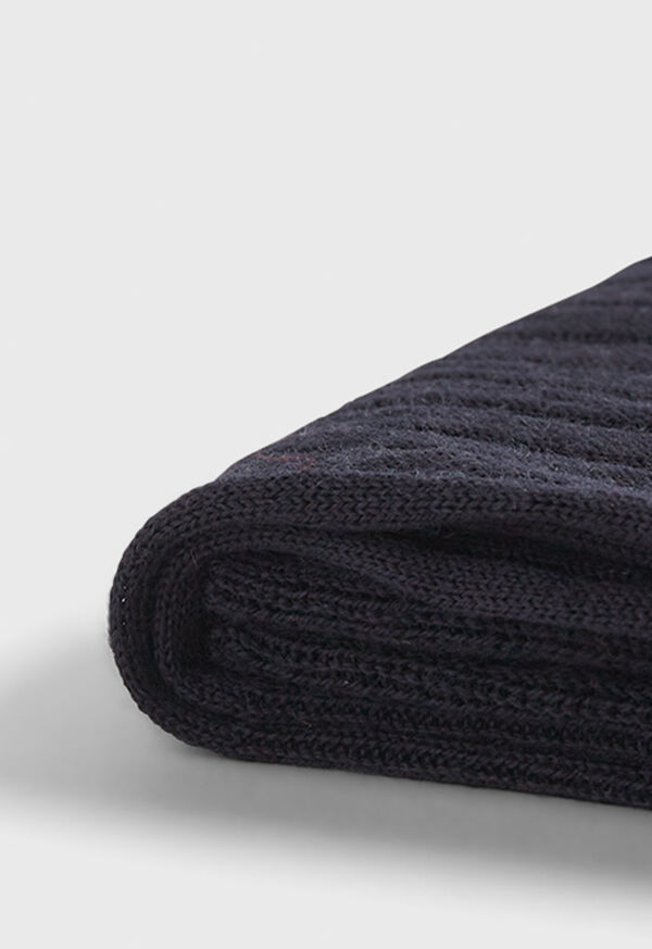 Paul Stuart Merino Wool Ribed Sock, image 2
