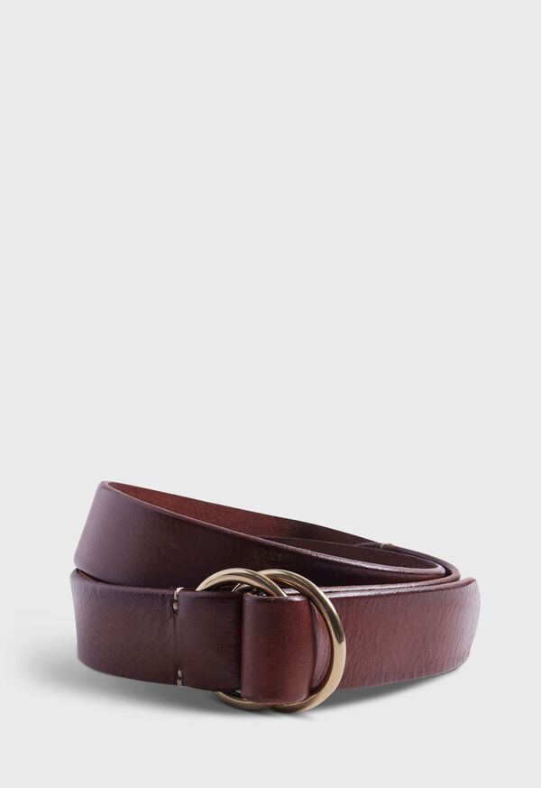 Paul Stuart O-Ring Leather Belt, image 1