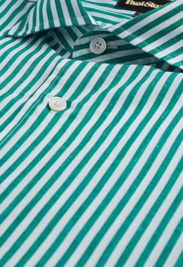 Paul Stuart Printed Bengal Stripe Sport Shirt, image 2