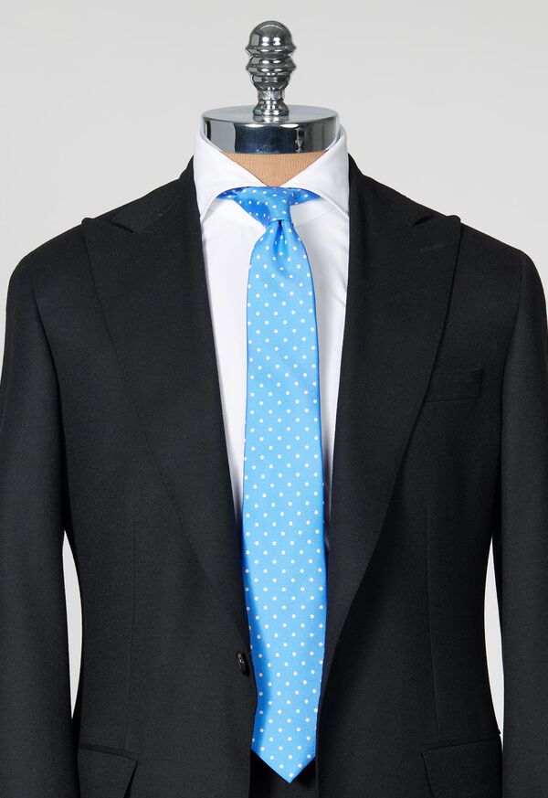 Paul Stuart Printed Silk Dot Tie, image 2