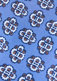 Paul Stuart Large Medallion Print Silk Tie, thumbnail 3