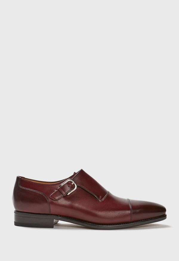 Paul Stuart Giordano Leather Monk Strap, image 1