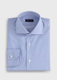 Paul Stuart Poplin Stripe Dress Shirt, thumbnail 1
