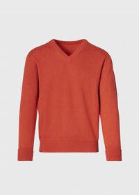 Paul Stuart Classic Cashmere Double Ply V-Neck Sweater, thumbnail 1