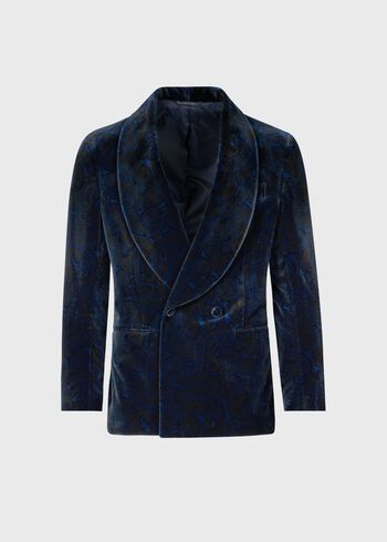 Paul Stuart Paisley Velvet Dinner Jacket