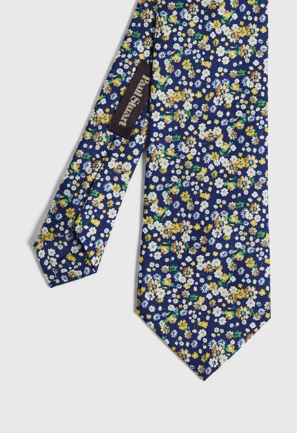 Paul Stuart Allover Floral Tie, image 1