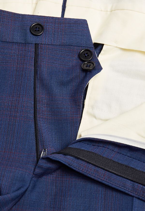 Paul Stuart Blue Plaid Suit, image 6