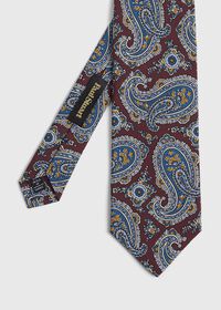 Paul Stuart Printed Silk Summer Tossed Pine Tie, thumbnail 1
