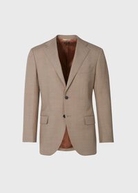 Paul Stuart Mélange Tan All Year Wool Suit, thumbnail 2