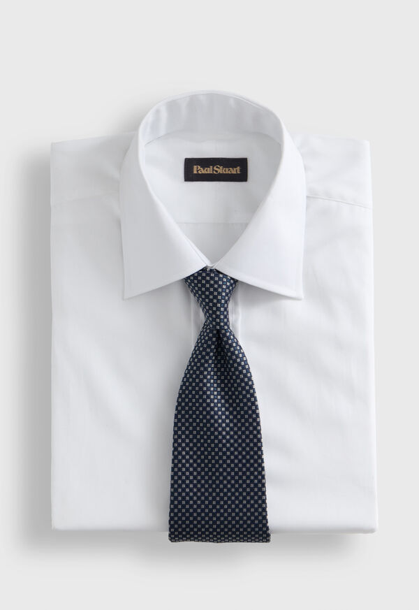 Paul Stuart Woven Silk Micro Jacquard Tie, image 2