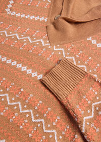 Paul Stuart Linen & Cotton Fairisle Sweater, thumbnail 3