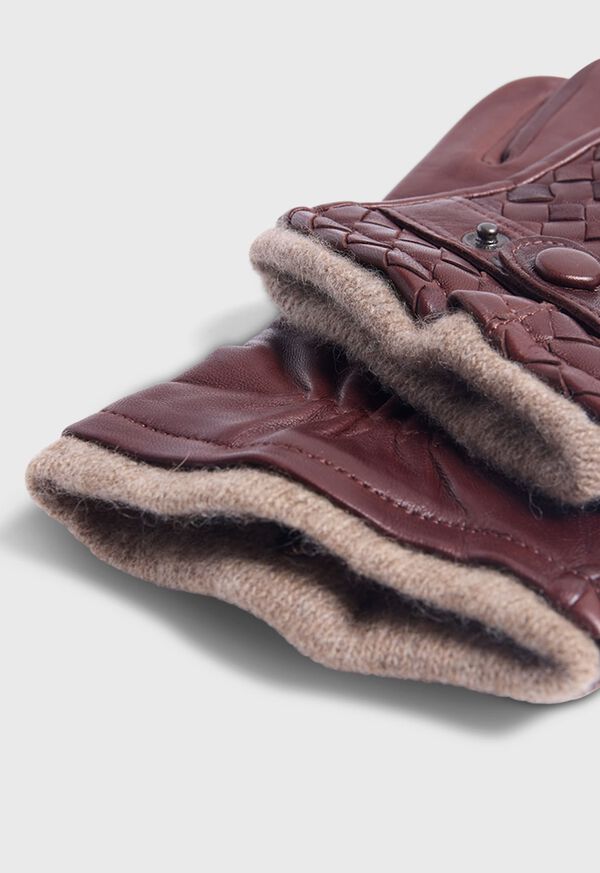 Paul Stuart Nappa Leather Cross Stitch Glove, image 2