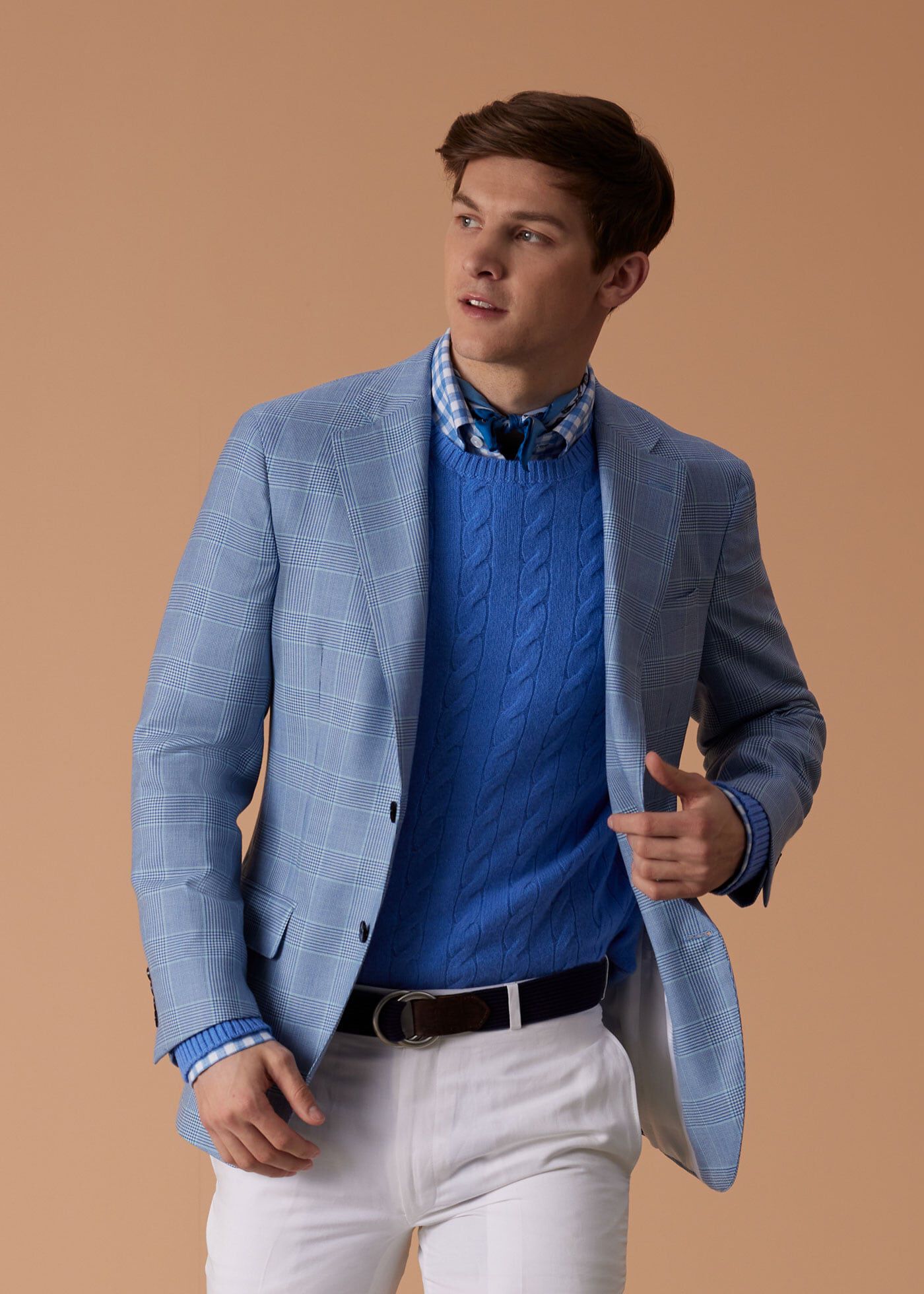 Glen plaid sport discount coat