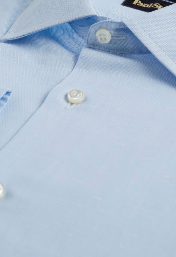 kraan Elastisch grillen Cotton & Linen Dress Shirt