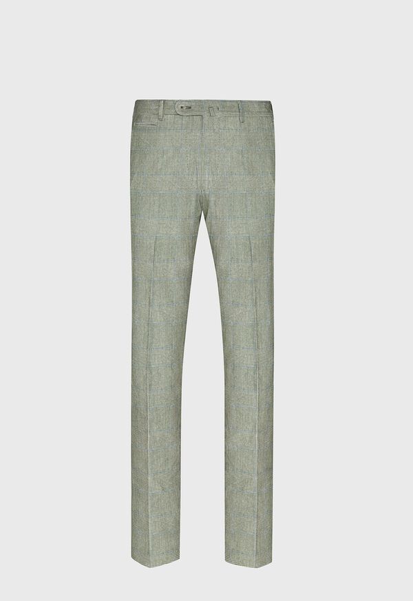 Cotton Plaid Print Pant