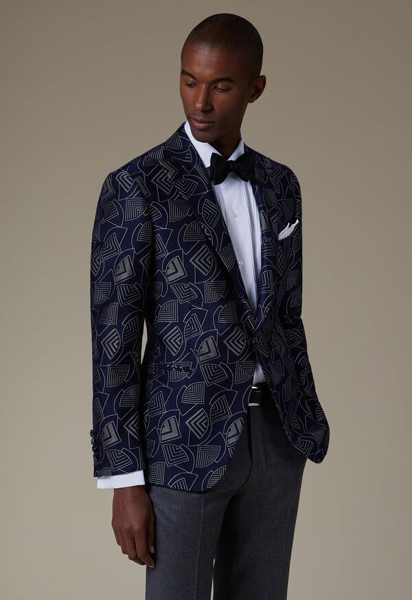 Paul Stuart Wool & Silk Deco Dinner Jacket, image 2