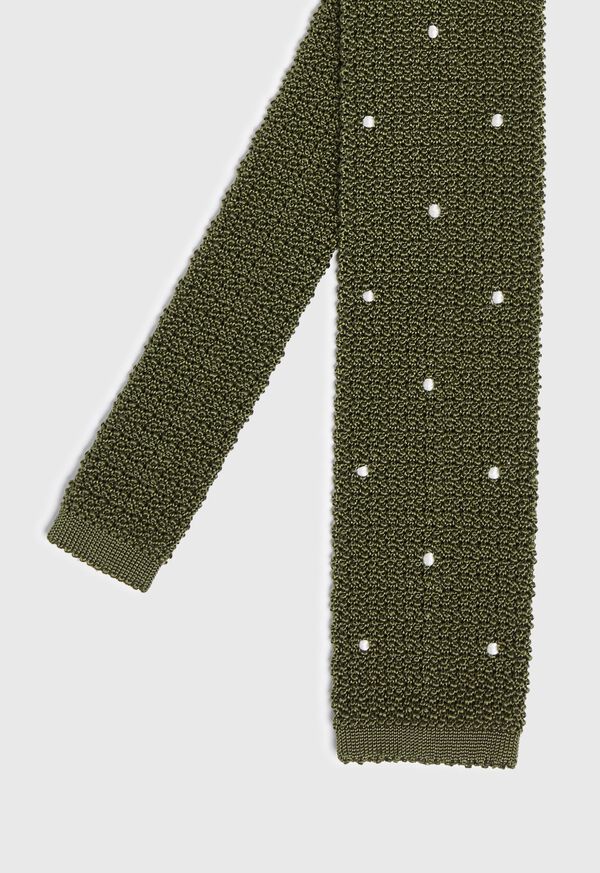 Paul Stuart Embroidered Knit Tie, image 1