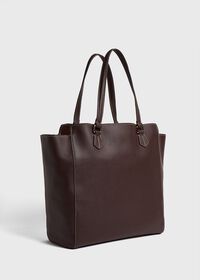 Paul Stuart Deerskin Leather Tote, thumbnail 2