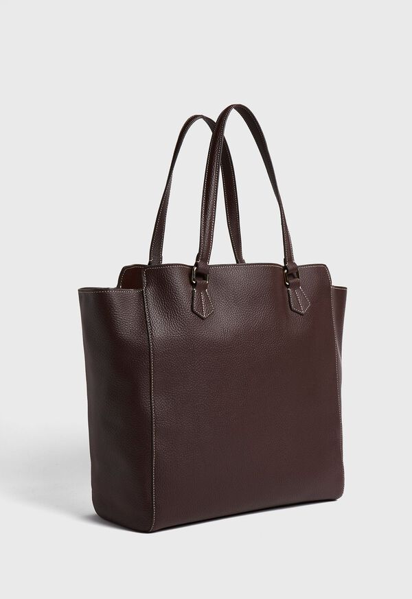 Paul Stuart Deerskin Leather Tote, image 2