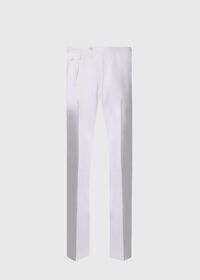 Paul Stuart Linen Washed Pleated Front Trouser, thumbnail 1