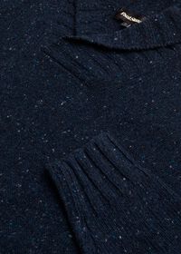 Paul Stuart Cashmere Donegal Shawl Collar Pullover Sweater, thumbnail 2