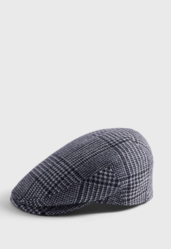 Paul Stuart Wool Glen Plaid Ivy Cap, image 1