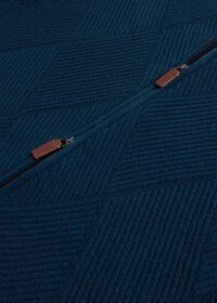 Paul Stuart Wool and Cashmere Zip Jacquard Cardigan, thumbnail 3