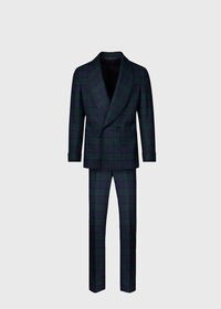 Paul Stuart Black Watch Shawl Collar Tuxedo, thumbnail 1