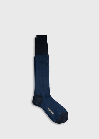 Paul Stuart All Year Wool Herringbone Sock