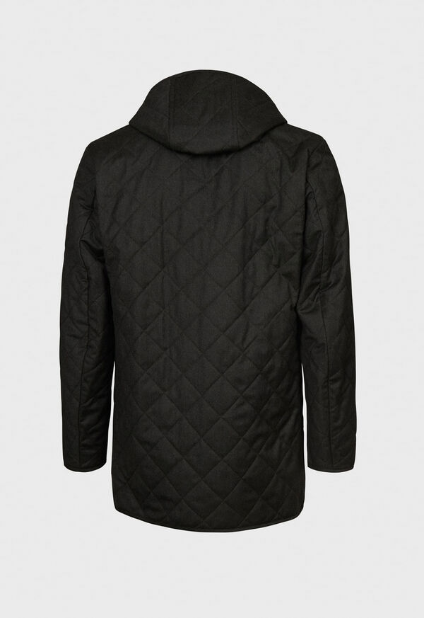 Paul Stuart Quilted Barn Coat with Hood, image 4