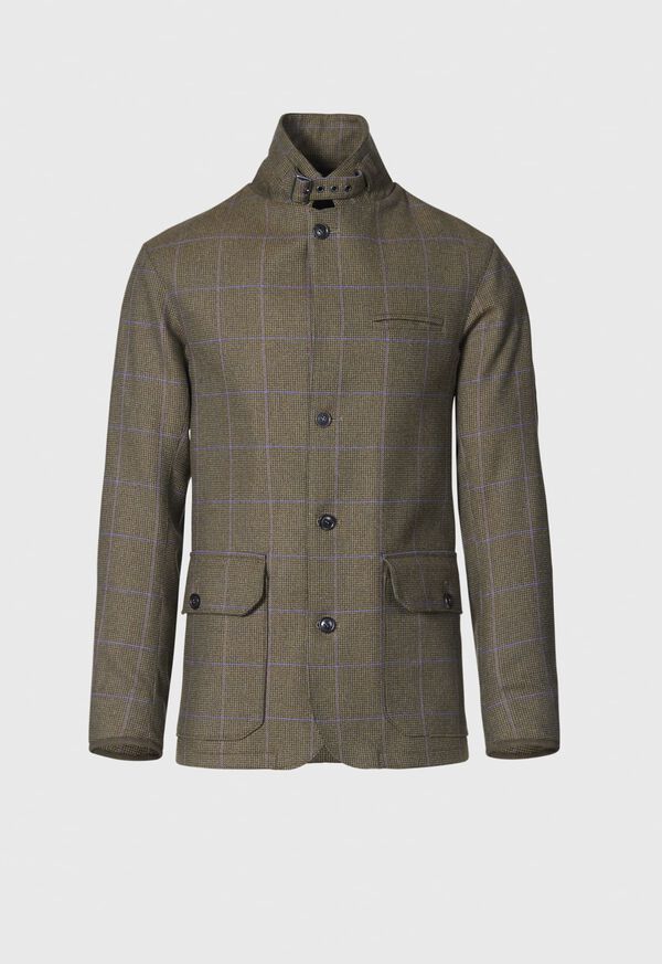 Paul Stuart Wool Plaid Jacket