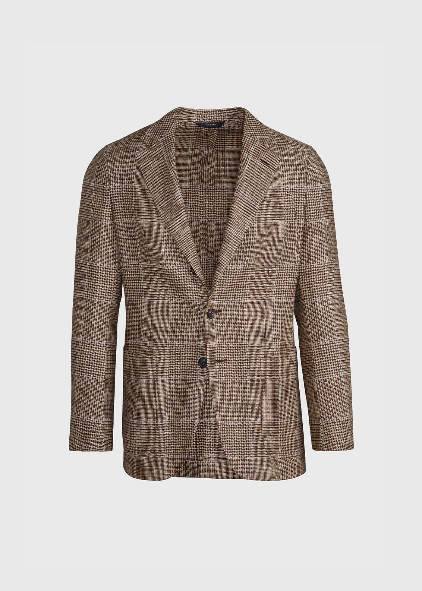 tan plaid jacket
